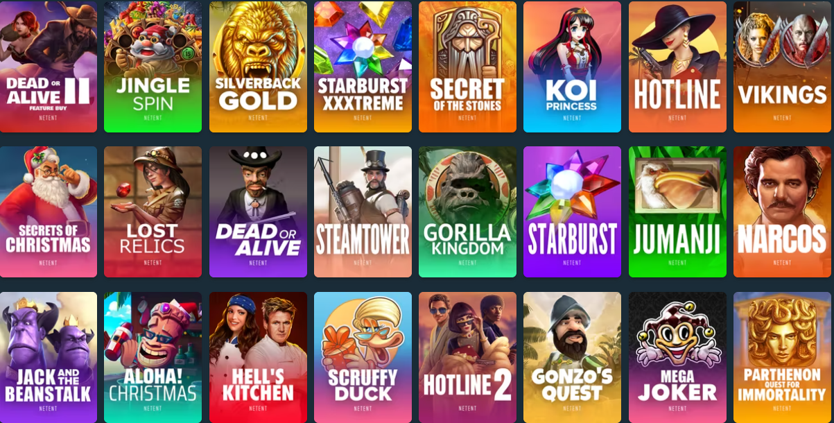 Netent En Çok Kazandıran Casino Slot Oyunları