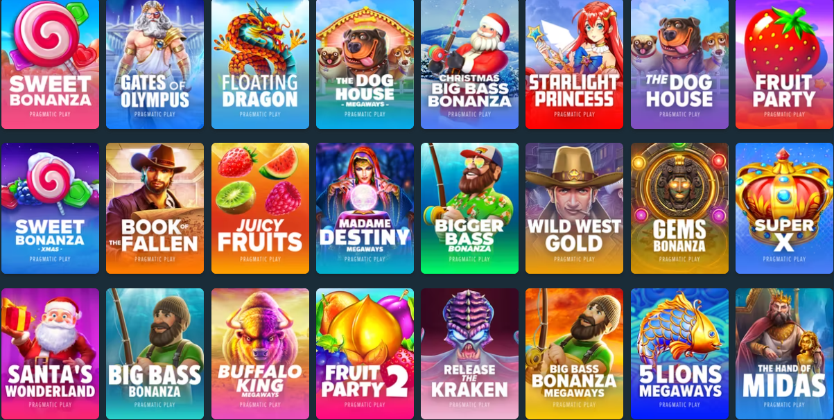 Pragmatic Play En Çok Kazandıran Casino Slot Oyunları