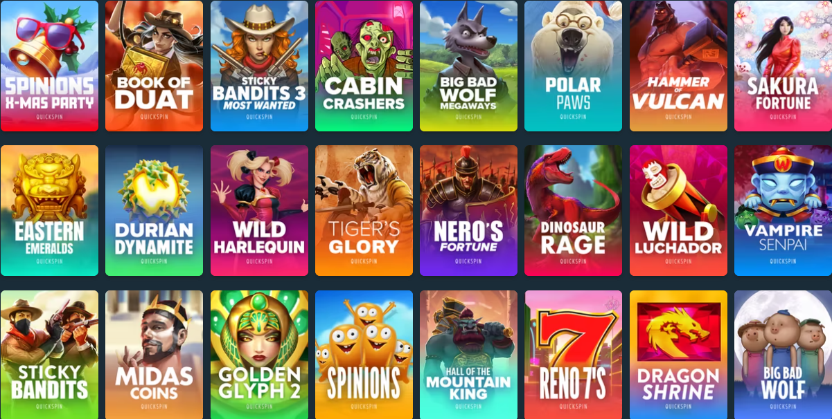 Quickspin En Çok Kazandıran Casino Slot Oyunları